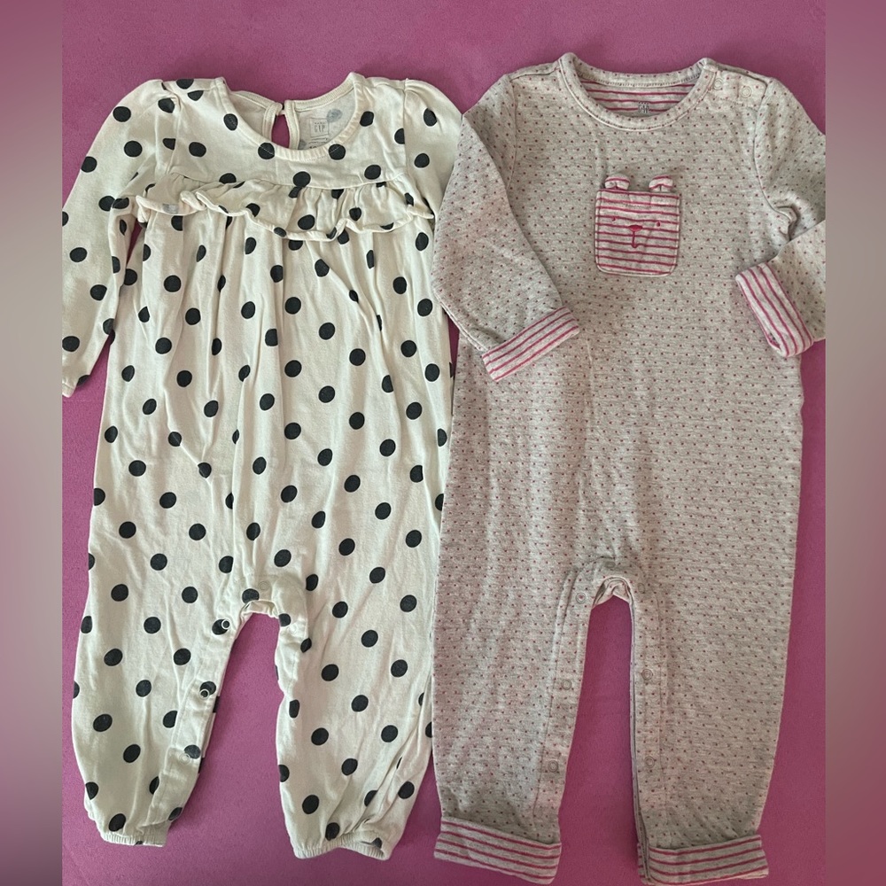 Baby Gap Long Sleeve + Pant One Piece